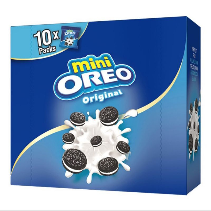 

Oreo Mini Biskuit Krim Vanila Original Box 10 x 20.4 g