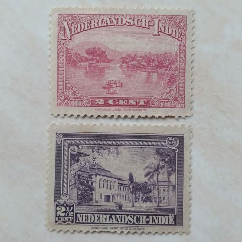 

Perangko Prangko Kuno Nederland Indie Set 2 Pcs Seri Pariwisata 1945-1946 Mint - YN2129
