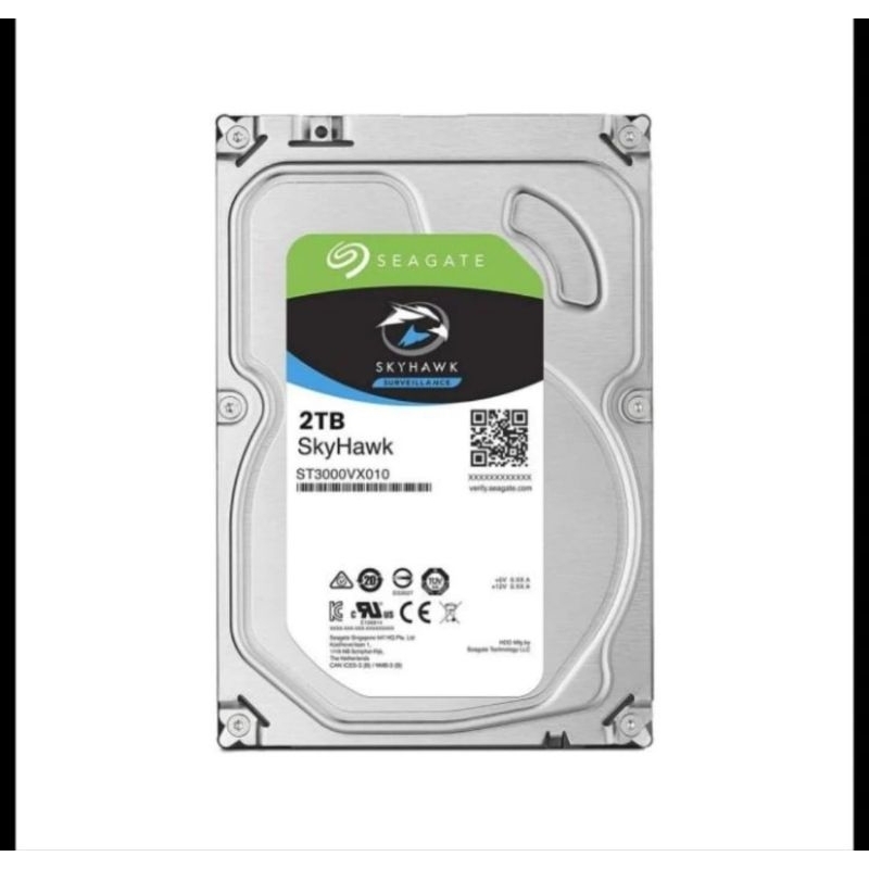 SEAGATE SKYHAWK HDD HARDDISK CCTV 1TB 2TB 4TB 6TB 8TB GARANSI RESMI MFI
