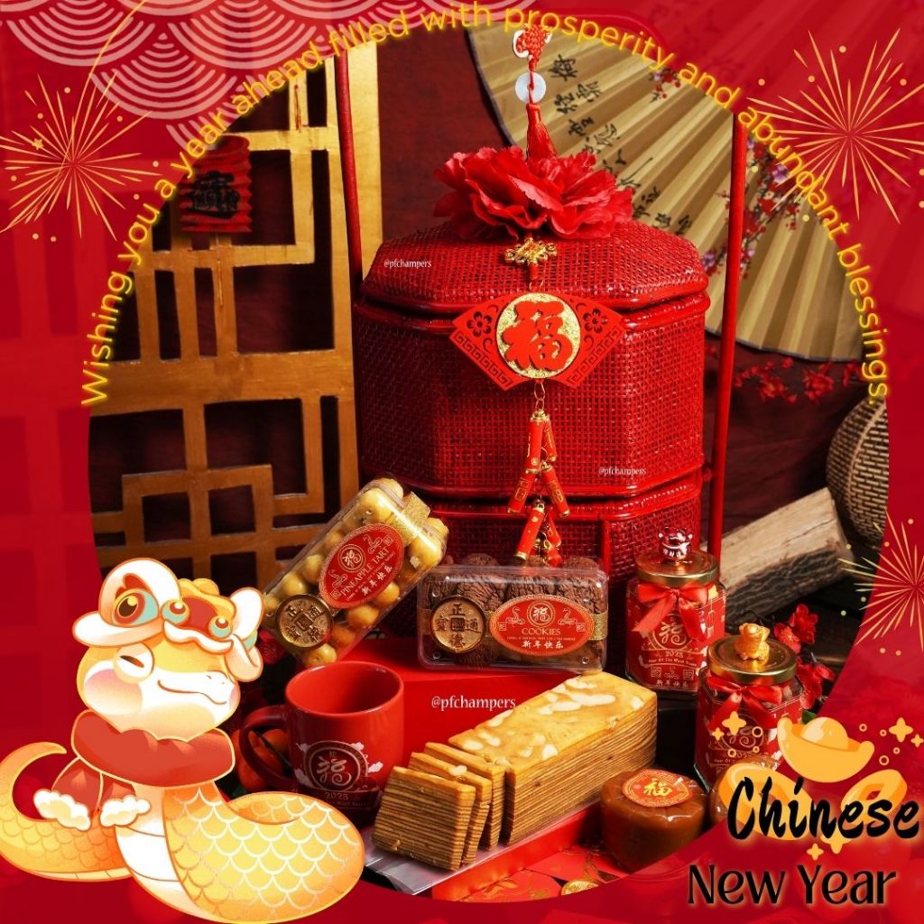 

HAMPERS IMLEK GONGXI-09 KADO HADIAH BINGKISAN PARCEL CHINESE NEW YEAR CNY SINCIA KUE KERANJANG NASTAR