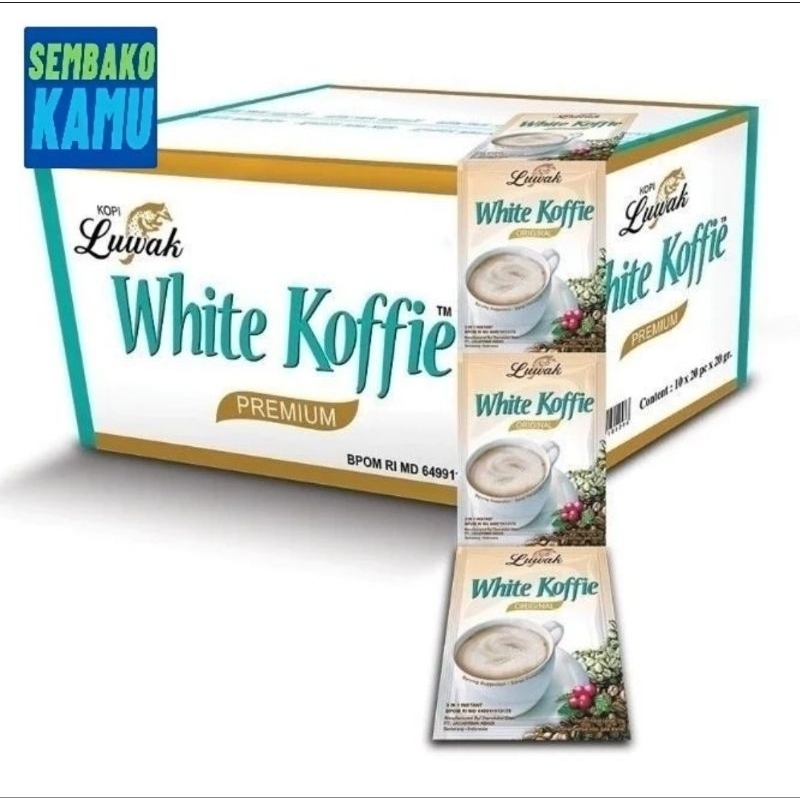 

Kopi Luwak White Coffee 1 Dus Karton isi 120 sachet