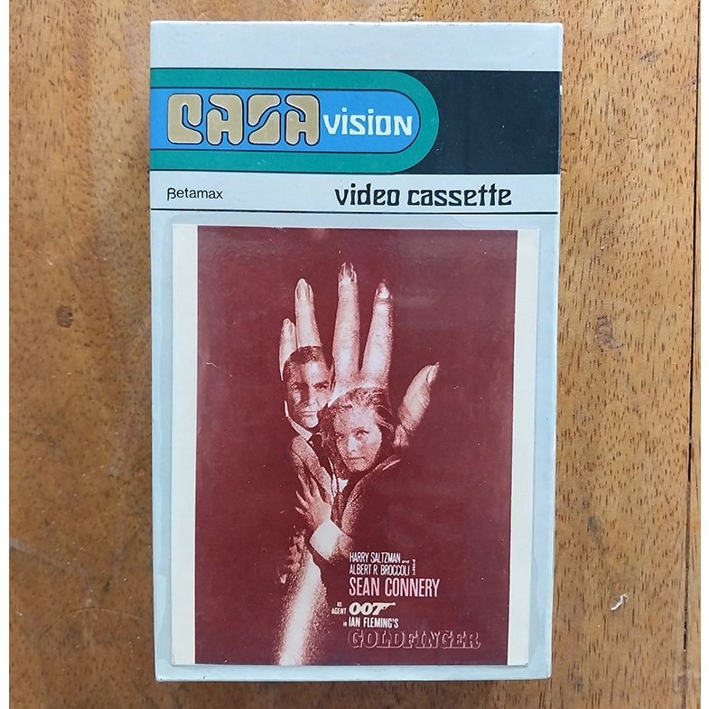 CASSETTE VIDEO BETAMAX 007 GOLDFINGER (1964)