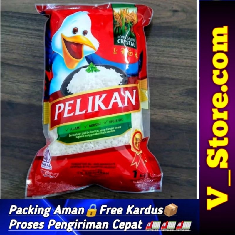 

Beras Pelikan 1Kg Beras Premium Kemasan Pabrik Bukan Kemasan Repack.