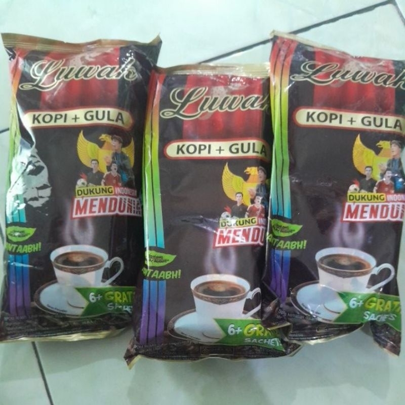 

luwak kopi + gula 6+2's