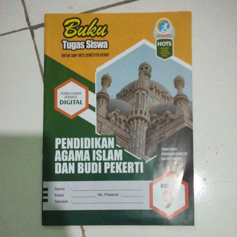 LKS Pendidikan Agama Islam kelas 9 kurikulum merdeka semester 2