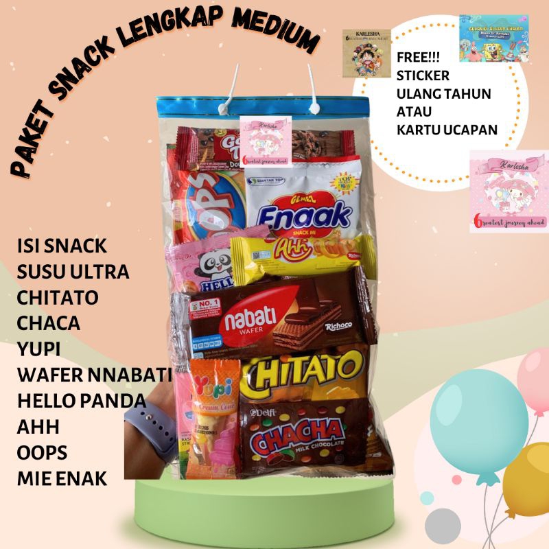 

SOUVENIR SNACK ULANG TAHUN ANAK HAMPERS ULANG TAHUN ANAK