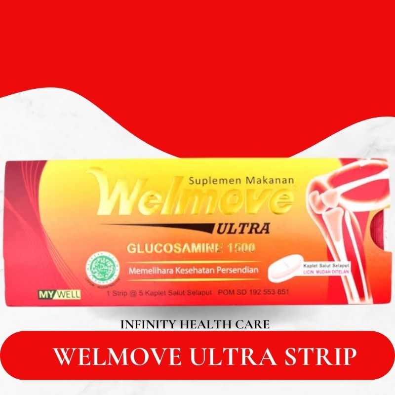 Welmove Ultra Strip Isi 5 Tablet | Welmove Suplemen Sendi