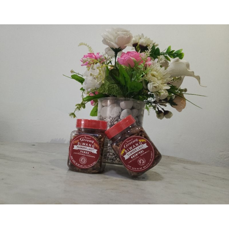 

Siwang ( terasi bawang goreng) pedas siap santap 100g