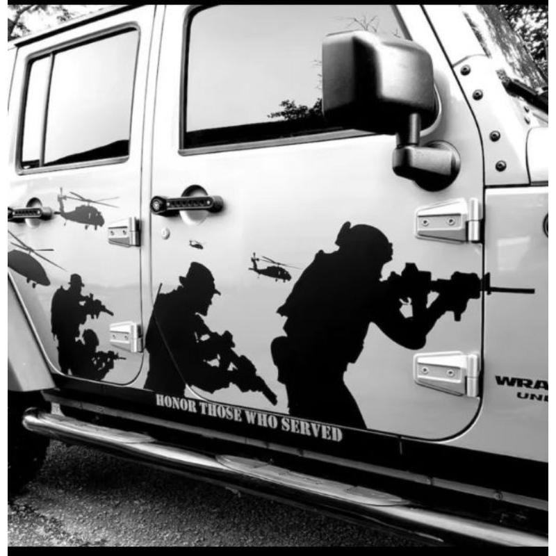 CUTTING STICKER TERBARU MOBIL JEEP, RUBICON, JIMNY, FEROZA, KATANA, DLL