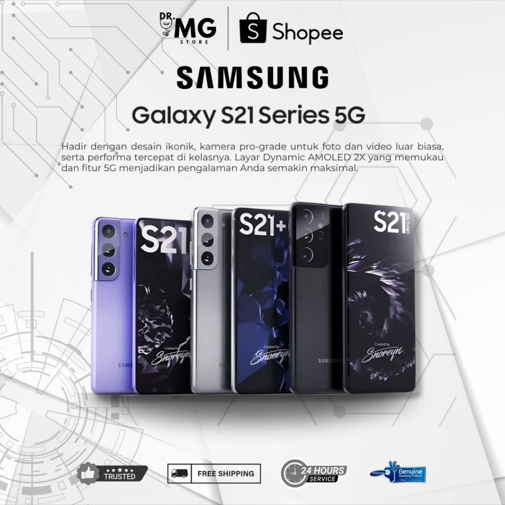 Samsung S21 | S21+ | S21FE | S 21 Ultra Second Lengkap Garansi Resmi Sein