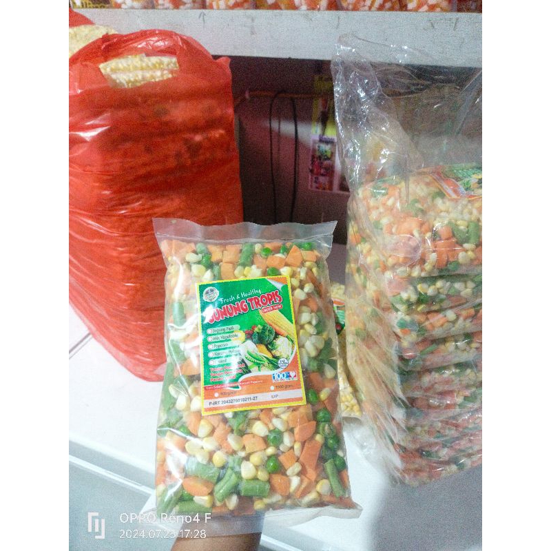 

mix vegetable 500g