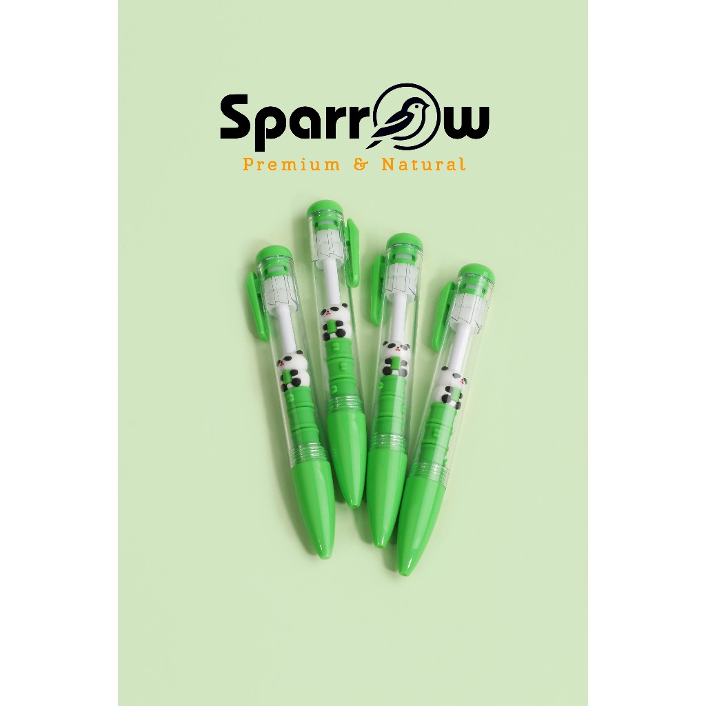 

SPARROW Pen Silikon / Silicone Pen / Pen Karakter Lucu Cantik DILIGENT PANDA (8065)