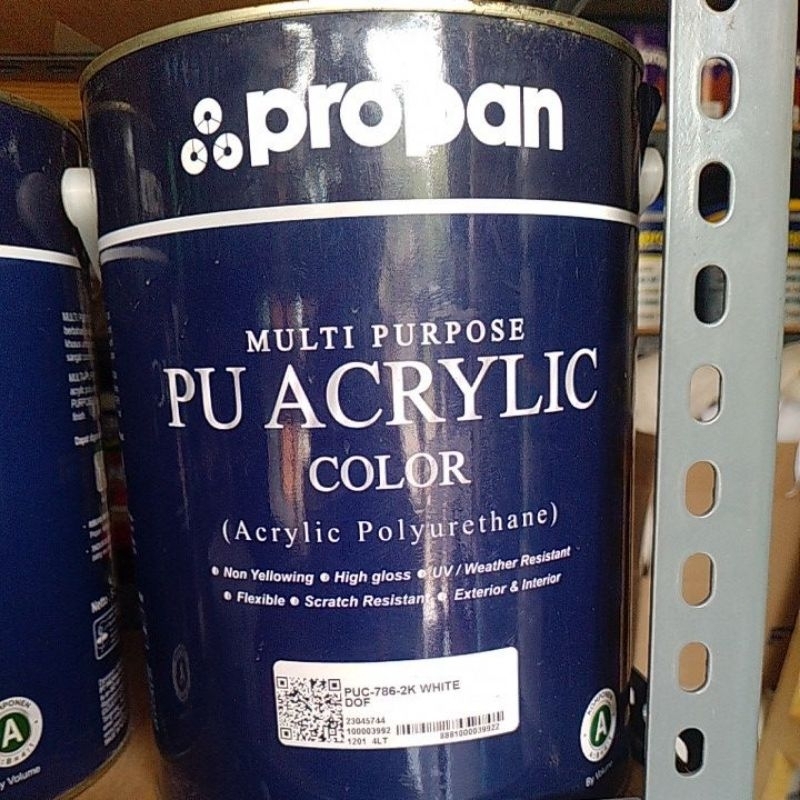 Propan Multi Purpose PU Acrylic Color white doff 5ltset
