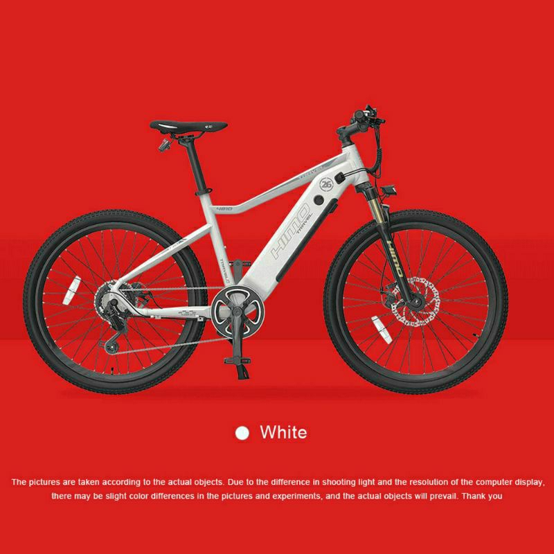 Xiaomi HIMO C26 Sepeda Listrik Gunung MTB 250W 100km 48V 10Ah - White
