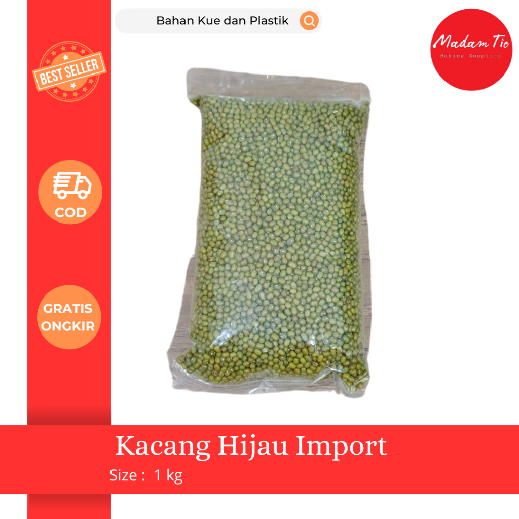 

Kacang Hijau Import 1kg Repack 1pcs