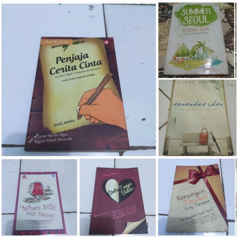 Novel Kenangan terakhir yang terindah Cinta tanpa batas When silly met Venus Remember When Summer Se
