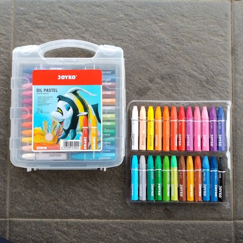 

HJK Crayon Oil Pastel Joyko 24 Warna ( Set ) [ Original ]