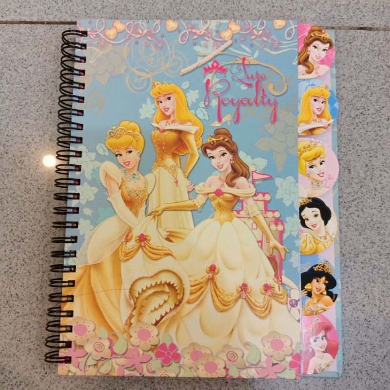 

Notebook Buku tulis buku notes spiral motif Disney Princess