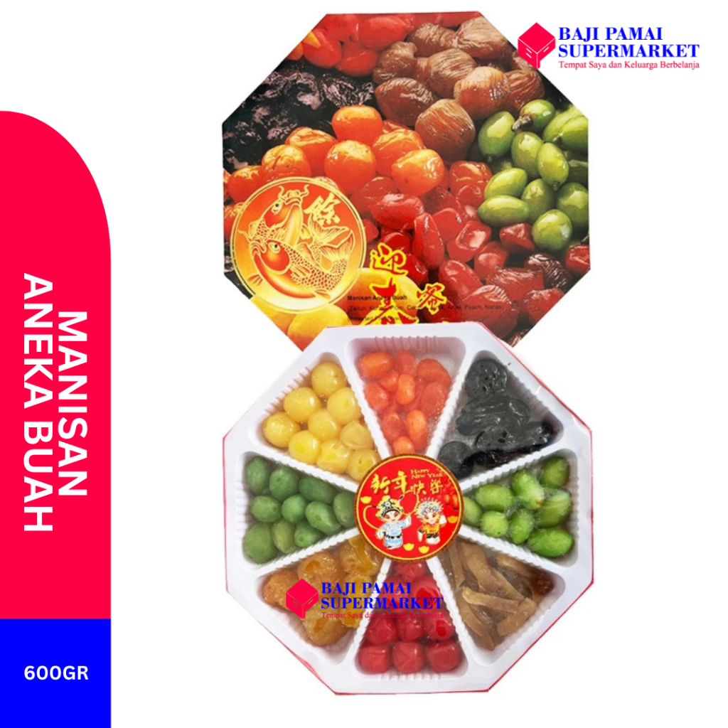 

Manisan Aneka Buah 600gr