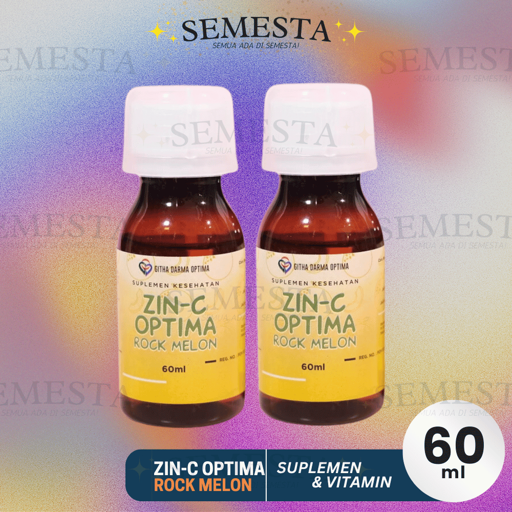 Zin-C Optima Rasa Melon - Vitamin C dan Zinc Meningkatkan Daya Tahan Tubuh