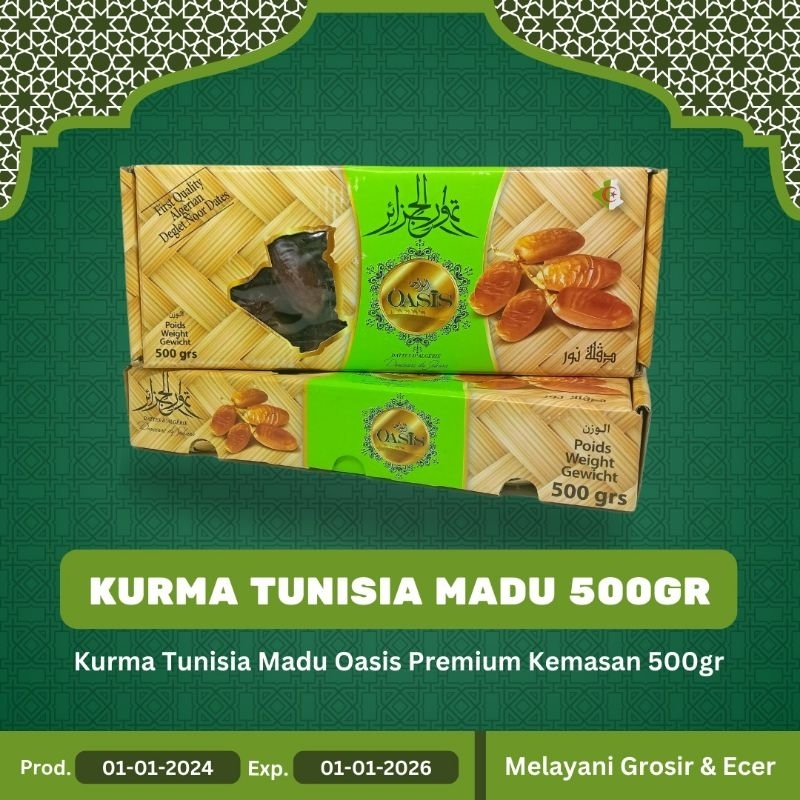 

[PROMO] 500gr Kurma Tunisia Madu Oasis Premium