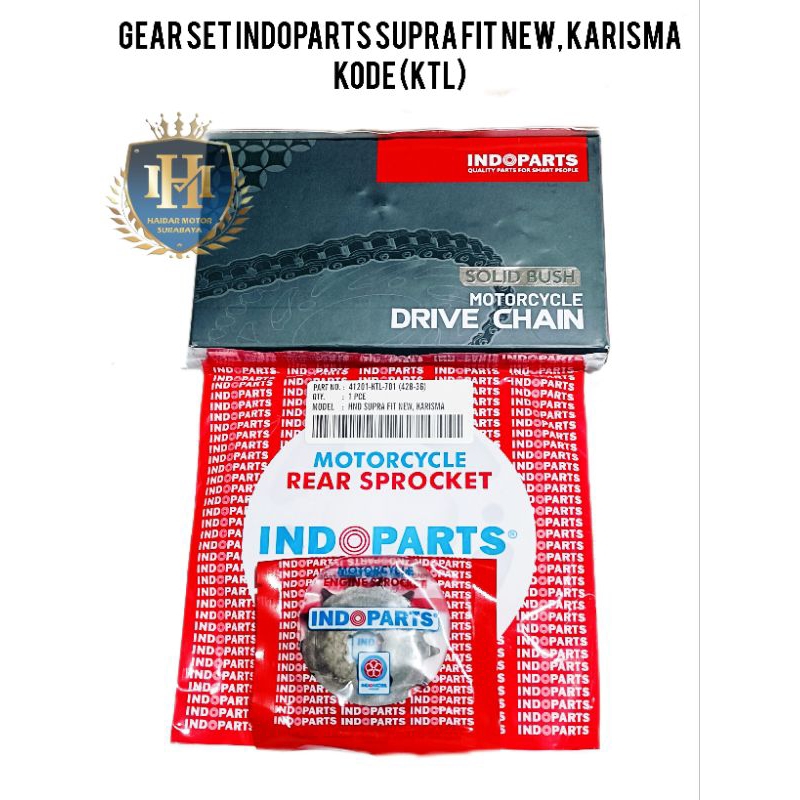 Gearset indoparts Supra fit new type ktl