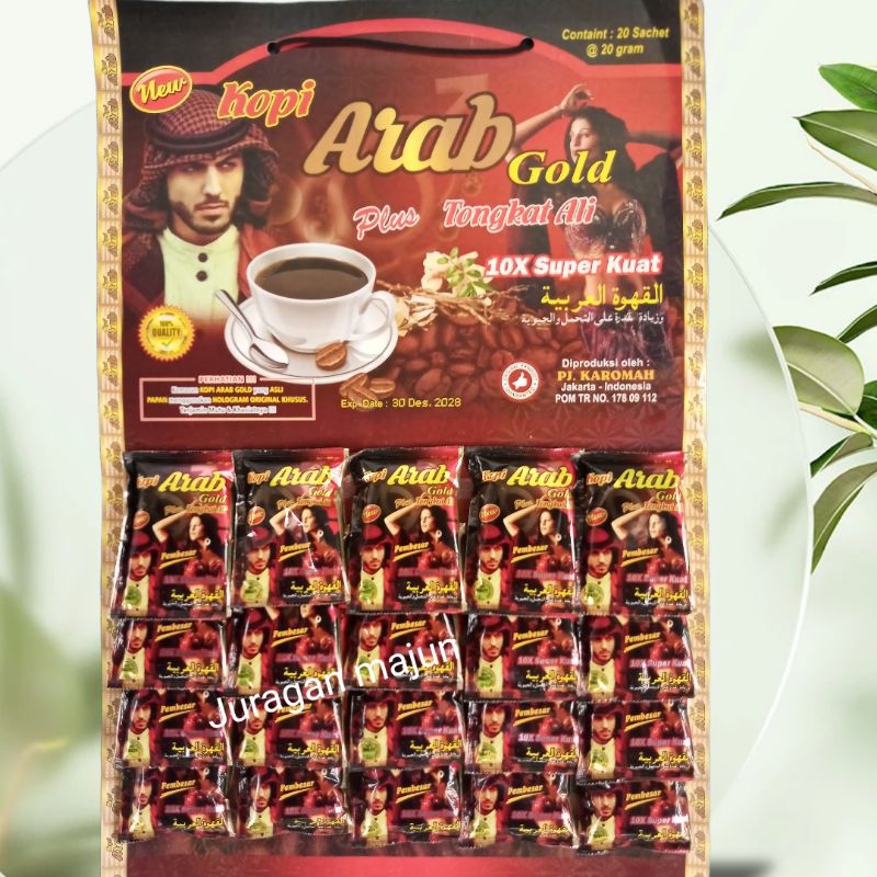 

Kopi Arab Herbal Plus Tongkat ali 1 Hanger Isi 20 Sachet