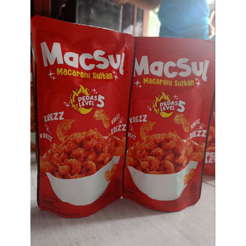 

Macsul (Macroni Sultan) rasa pedas lev 5