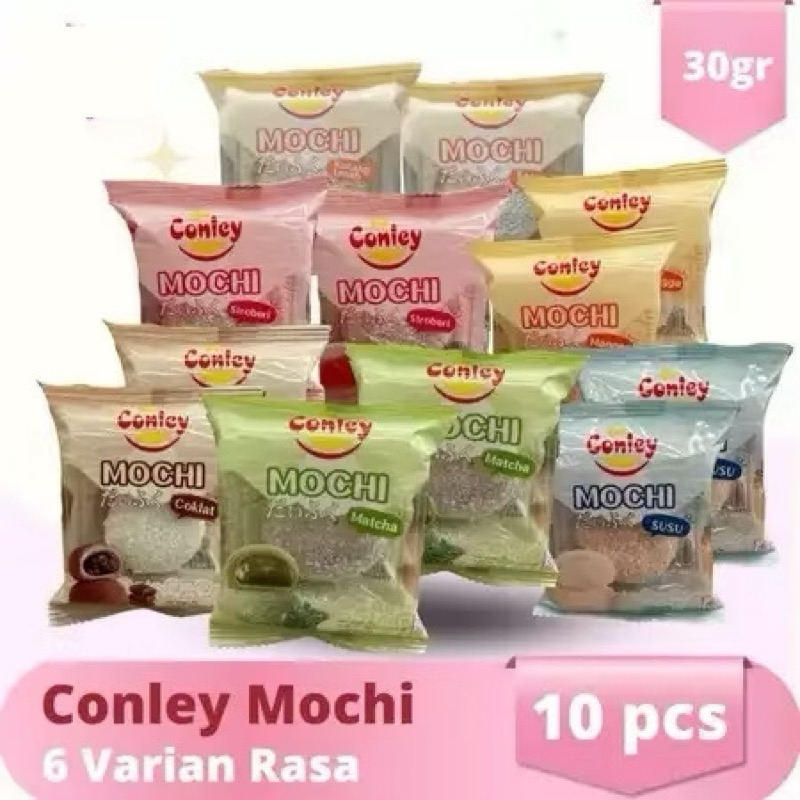 

[Paket Isi 10pcs] Conley Mochi Khas Jepang Aneka Rasa 30gr