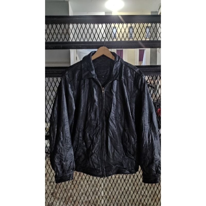 jeket kulit BOoMber ORIGINAL