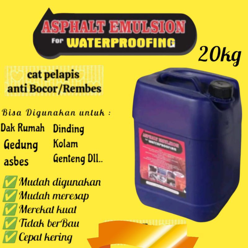 ASPAL CAIR ANTI BOCOR | ASPAL EMULSION 20 KG