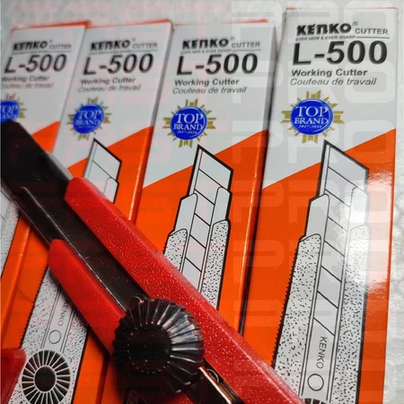 

Pisau Cutter KENKO L 500 Besar Tajam Berkualitas