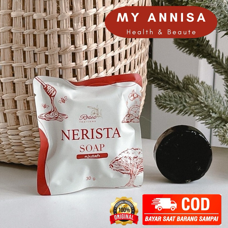 Nerista Facial Soap Sabun Wajah Original Thailand (Sabun Wajah Skin Barrier Mencerahkan Memutihkan G