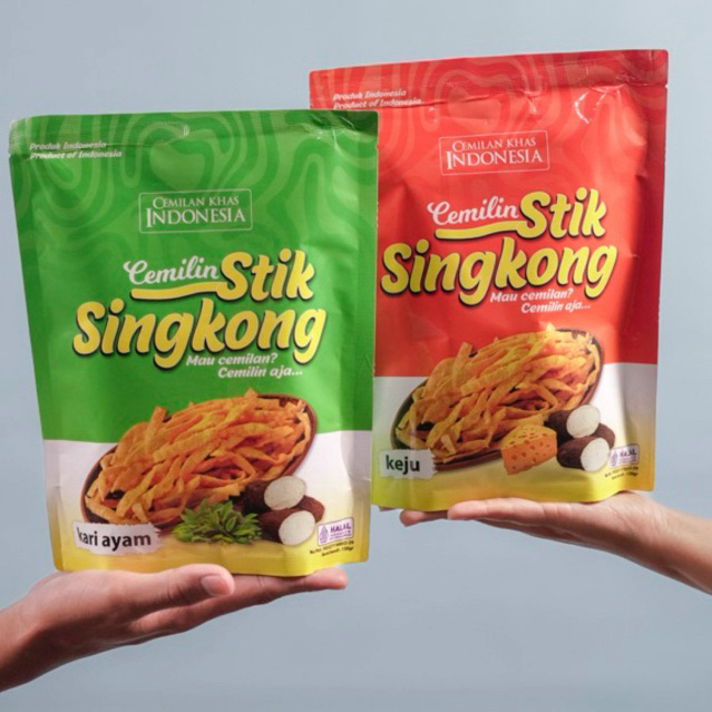 

stik singkong rasa kari ayam & keju