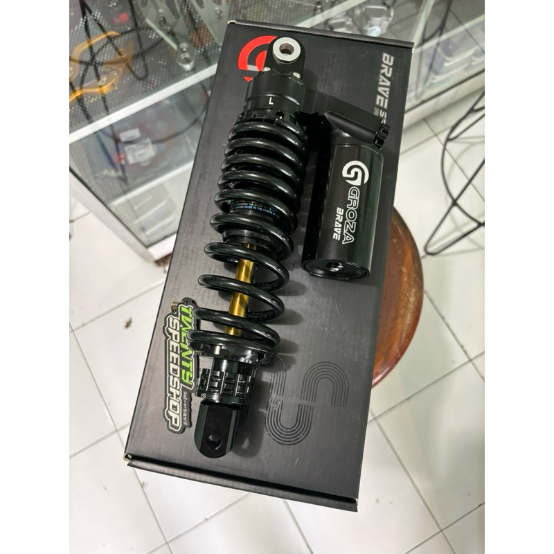 GROZA-MONOSHOCK / SHOCKBREAKER GROZA BRAVE SERIES UKURAN 305 MIO BEAT VARIO110 -BLACKSERIES