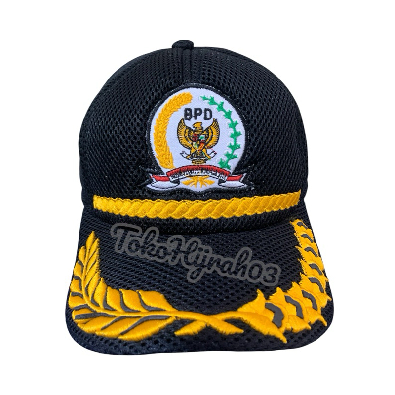 Topi Bordir BPD Badan Permusyawaratan Desa Topi BPD Topi Pemerintahan BPD