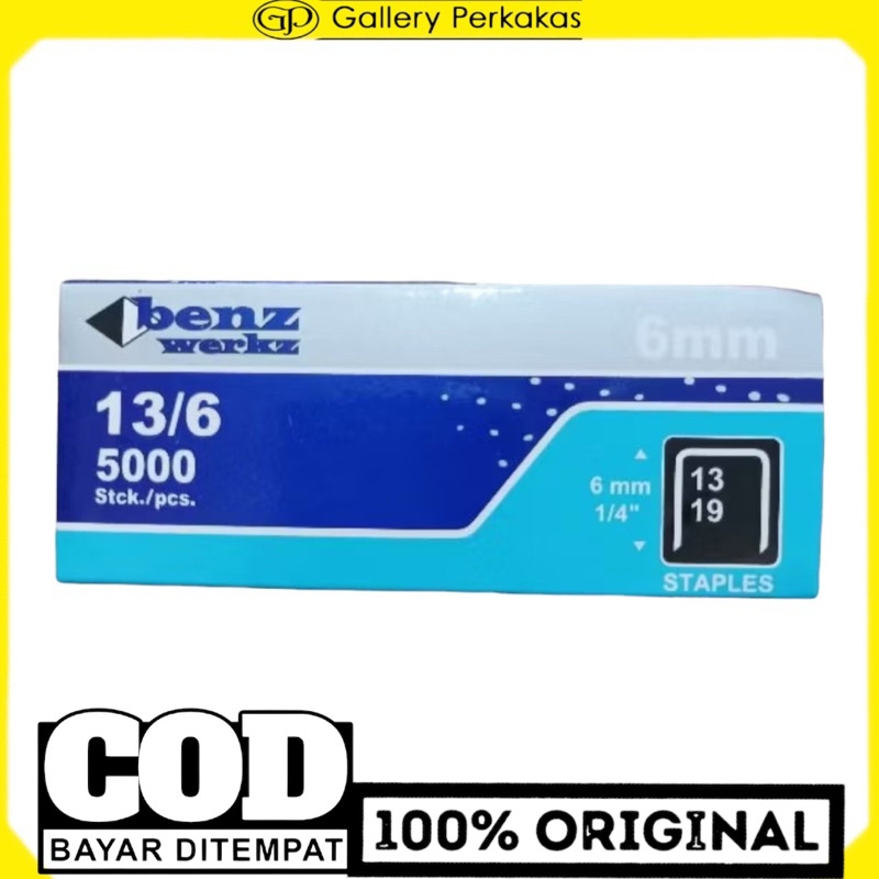 

Benz 13/6 isi staples manual staples tembak paku