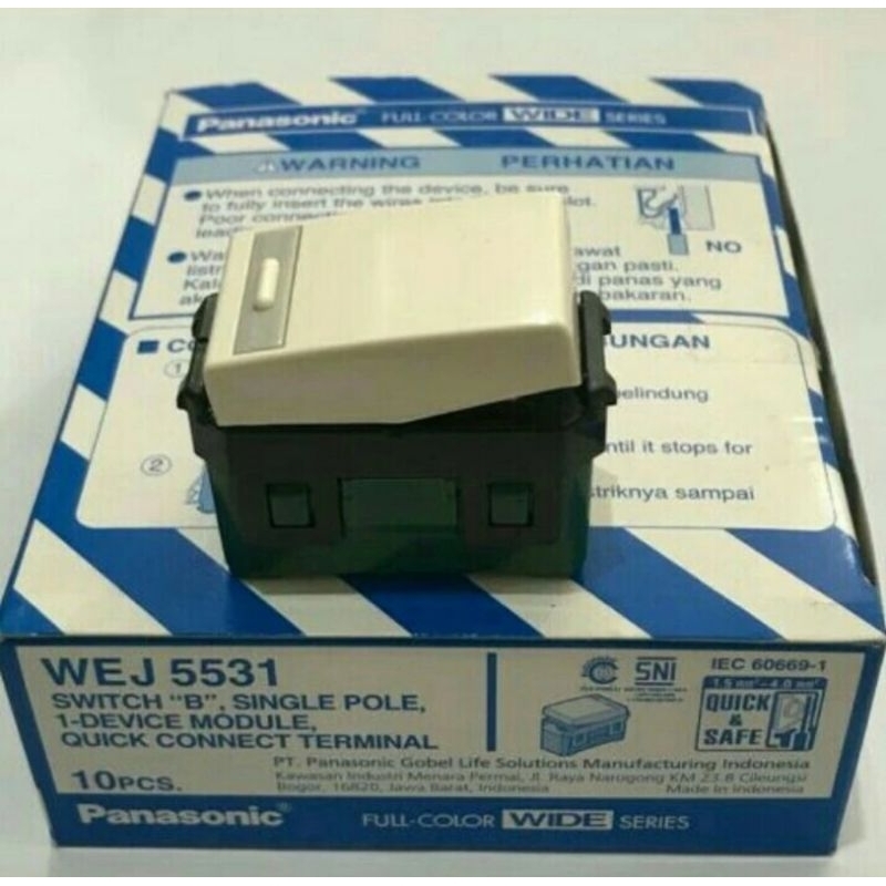 SAKLAR PANASONIC MODEL BARU WEJ-5531
