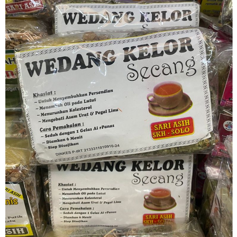 

Wedang Kelor Secang Sari Asih Khas Solo (1 Pack isi 10 Bks)