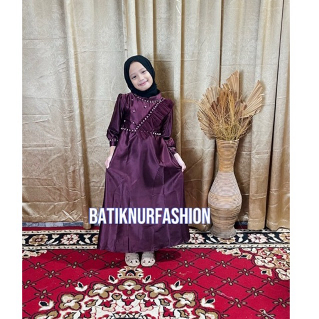 DRESS ANAK TILE DADA MEWAH REQUEST WARNA// BRIDESMAID//OOTD HIJAB//BAJU KONDANGAN