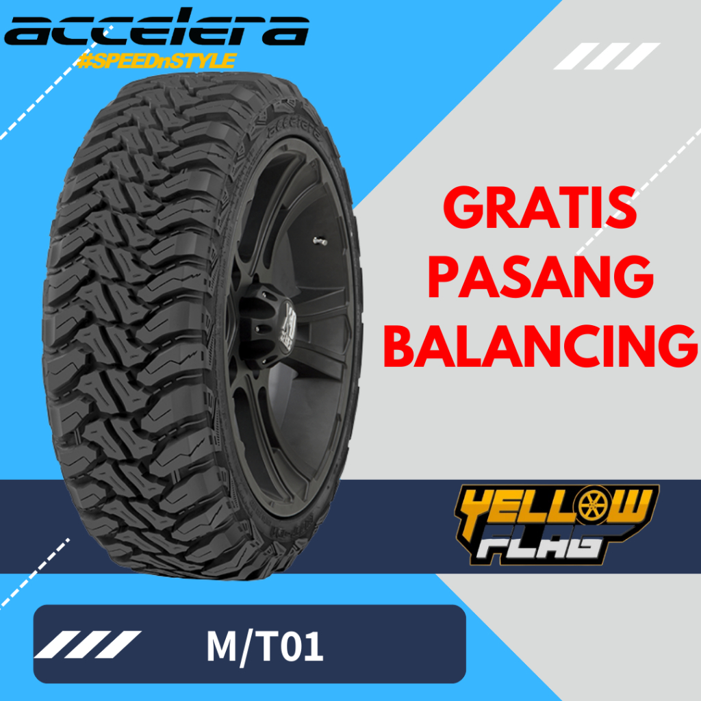 Ban Pacul Ring 13 Ukuran 165/80 Merk ACCELERA MT01 165 80 R13 Tubeless Offroad