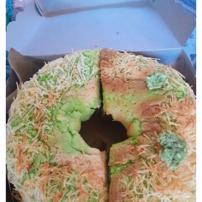 

bolu pandan mix tapei ukuran 20