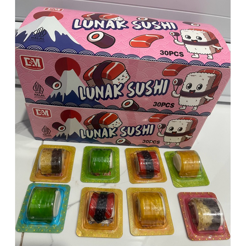 

(Isi 30pcs / box ) LUNAK SUSHI