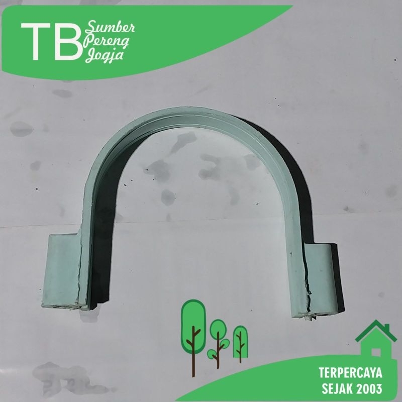 Klem Pipa Paralon Plastik 4"