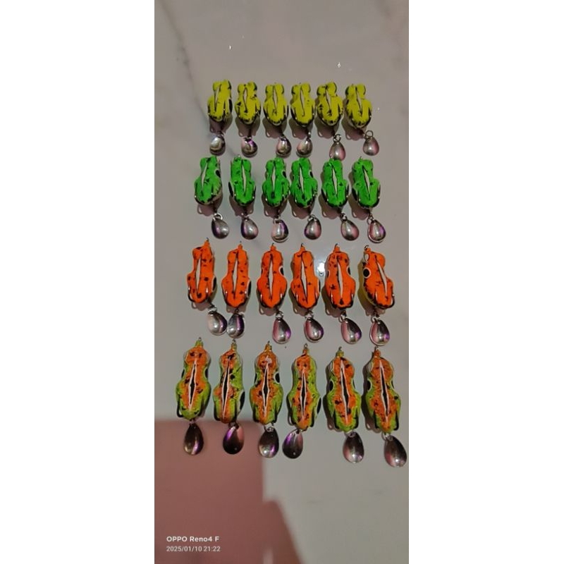 tipe bancet , soft frog / umpan casting / kodok kodokan