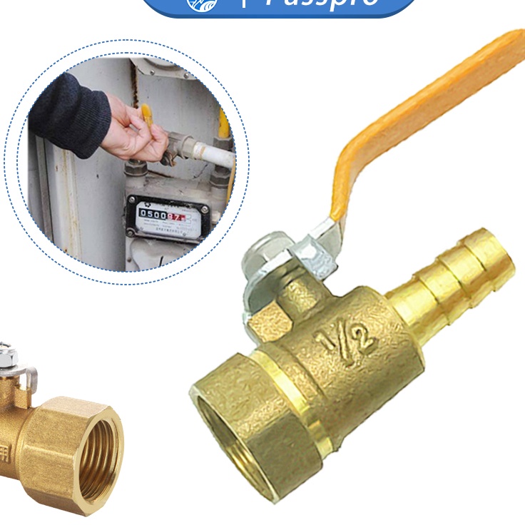 Kejutan Istimewa  Stop Valve Kran Gas 12 Inch Keran Gas Bahan Kuningan