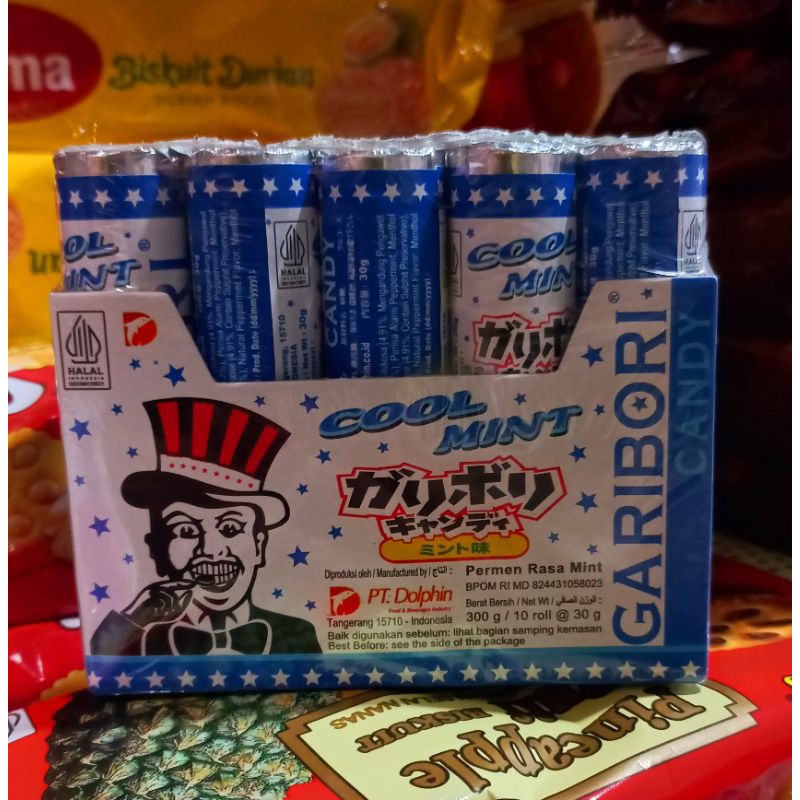 

Permen GARIBORI Candy 1 Pack Isi 10 Roll @30g