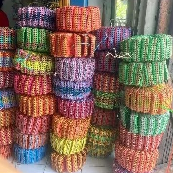 Kepe plastik ukuran 13-14cm isi 20 / kepe tempat sodan