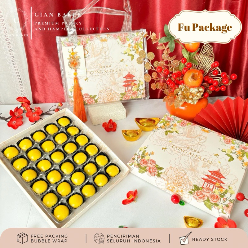 

Kue Nastar Premium Wisman/Nastar Gift/Hampers Nastar Imlek/Chinese New Year Hampers/FU Package