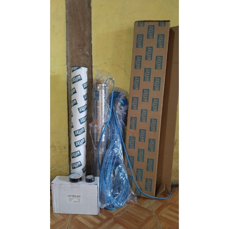 Pompa Air Satelit 0,25 HP dengan kabel panjang